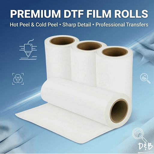 DTF Film Rolls (Hot/Cold Peel)
