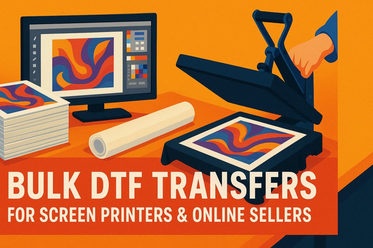 Bulk DTF Transfers for Screen Printers & Online Sellers