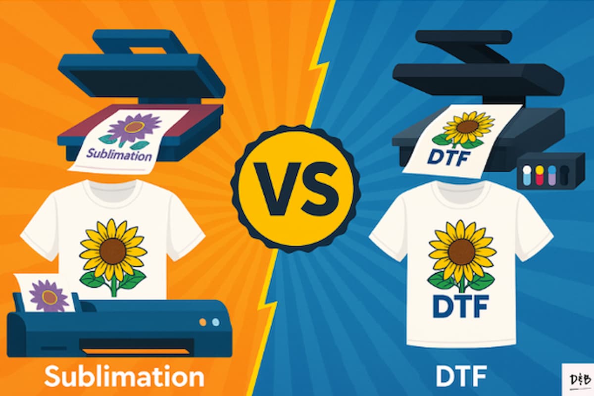 Sublimation vs DTF Printing