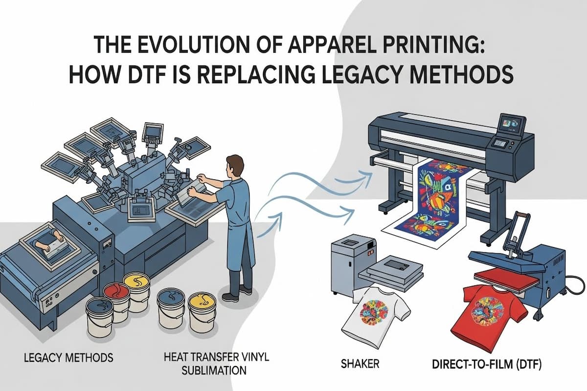 The Evolution of Apparel Printing: How DTF Is Replacing Legacy Methods